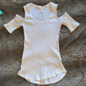 H&M cut shoulder Shirt